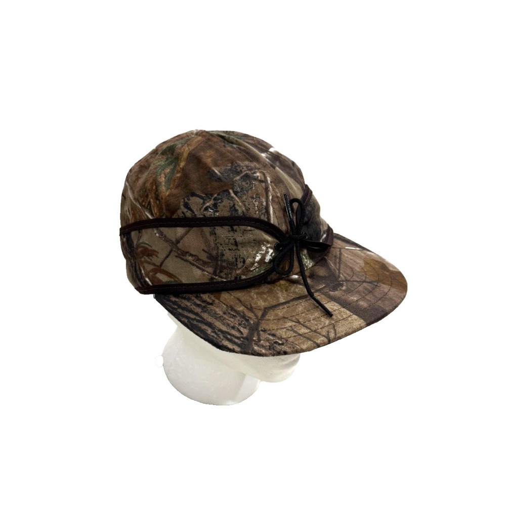 Stormy Kromer 1903 Brown Camo Hat; Front Tie Ear Flaps; Size 6 7/8; NWOT